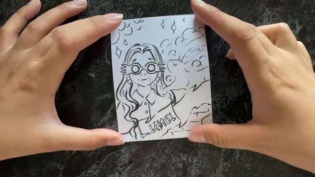 ЭФИР для фанатов Гарри Поттера // рисуем Полумну Лавгуд смотреть онлайн