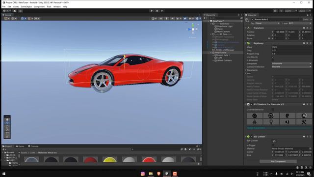 How to Configure Car with Realistic Car Controller in Unity - RCC Kit - Unity 3D Tutorial смотреть онлайн