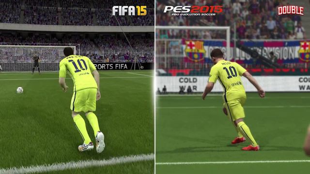 Messi Penalty Kick | FIFA vs PES | 2005 - 2024 | смотреть онлайн