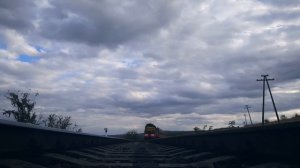 Камера под тепловозом ЧМЭ3-3872 + путемер 2. Бессарабка