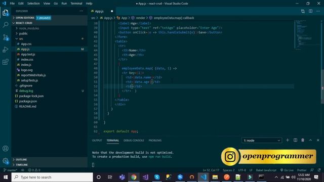 ReactJs CRUD APP | React Tutorial | Full Stack Tutorial смотреть онлайн