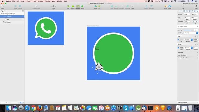 Sketch App Tutorials - Whatsapp Icon designed in Sketch смотреть онлайн