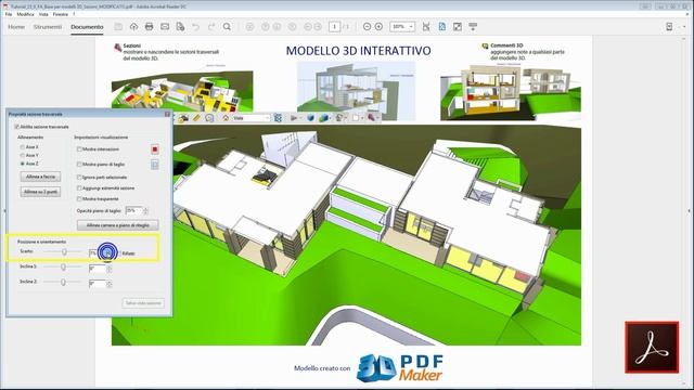 Tutorial 3D PDF Maker for AutoCAD - 15. Lavorare con le sezioni (Parte 1) смотреть онлайн