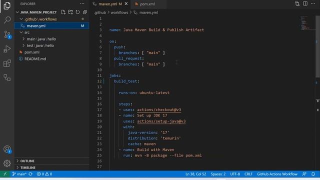 Build CI/CD Pipeline for Java Maven Using GitHub Actions #devops #technology #tech смотреть онлайн