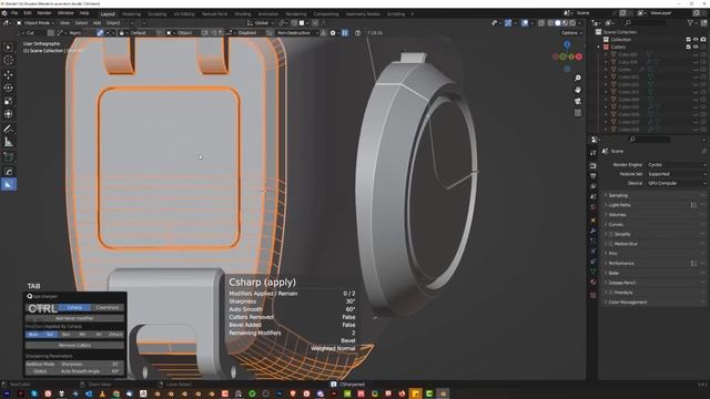 Blender TUTORIAL - MECH Head Modeling смотреть онлайн