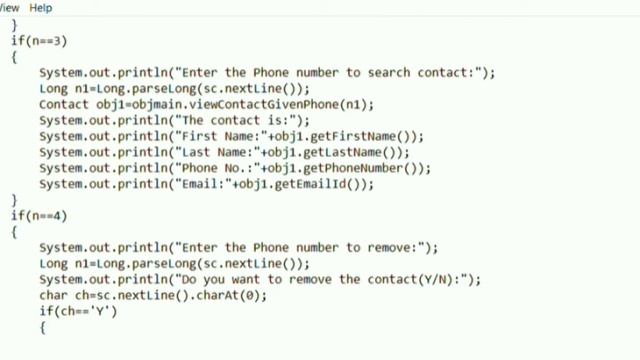 Phone Book Manipulation Java Program смотреть онлайн