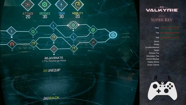 EVE:Valkyrie Yurei Upgrade/Tech Tree Walkthrough смотреть онлайн