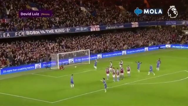 TODOS OS 18 GOLS DE DAVID LUIZ PELO CHELSEA смотреть онлайн
