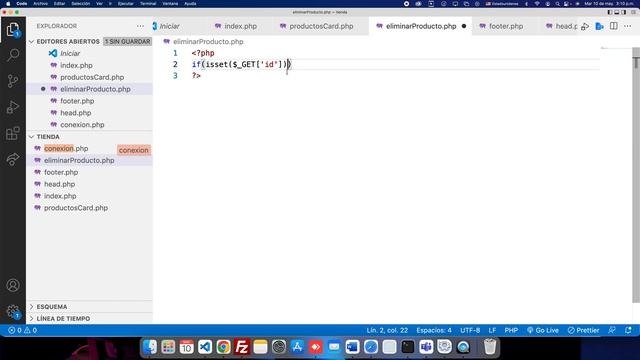 CRUD PHP FUNCIÓN DE ELIMINAR, BORRAR O DELETE PARTE 3 смотреть онлайн