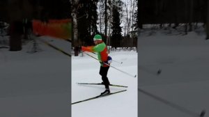 одношажный коньковый ход на лыжах