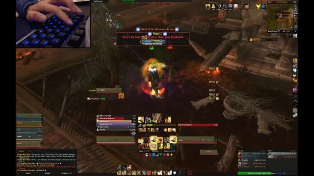 World of Warcraft gameplay with keyboard PiP смотреть онлайн