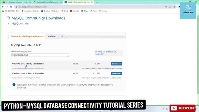 #1 - Python with MySql Database Connectivity | Required Software @FAMEWORLDEDUCATIONALHUB смотреть онлайн
