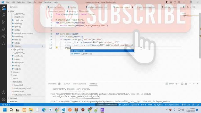 How to Build an Ecommerce Website with Django and Python part 7 смотреть онлайн