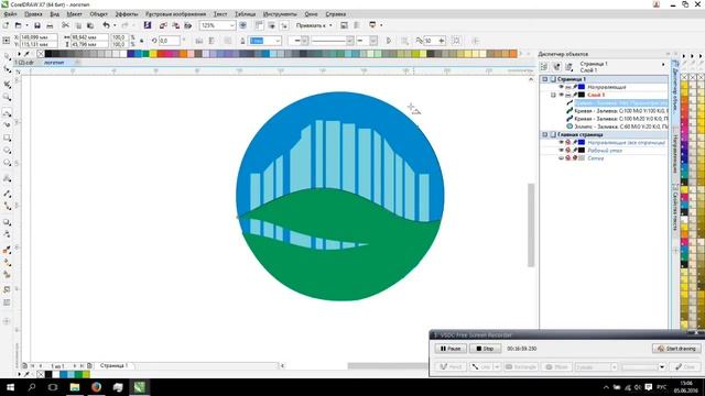 Урок по созданию логотипа CorelDRAW Tutorial CorelDRAW X6 For Beginners Simple