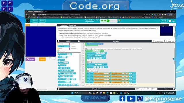 Code.org Lesson 25: Functions смотреть онлайн