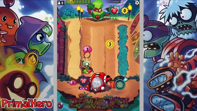 Plants Vs Zombies HEROES New Gameplay In PVZ Heroes Legendary Cards