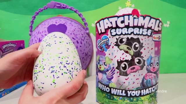Bola Gigante DIY Hatchimals Y Huevos Sorpresa | Muñecas Y Juguetes Con Andre Para Niñas Y Niños