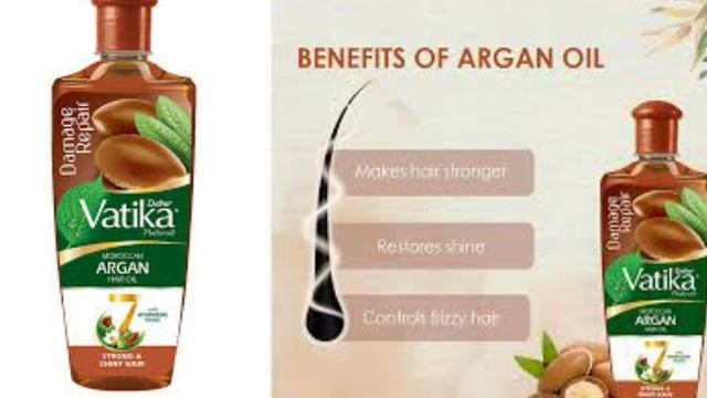 Vatika Moroccan Argan Oil Review| Ayurvedic Hair Oil By C&C