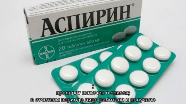 Перечень лекарств для налогового вычета