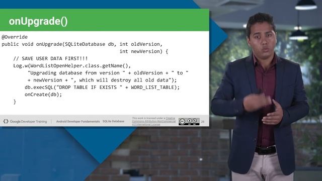 Store Data Using SQLite Database (Android Development Fundamentals, Unit 4: Lesson 10.2) смотреть онлайн