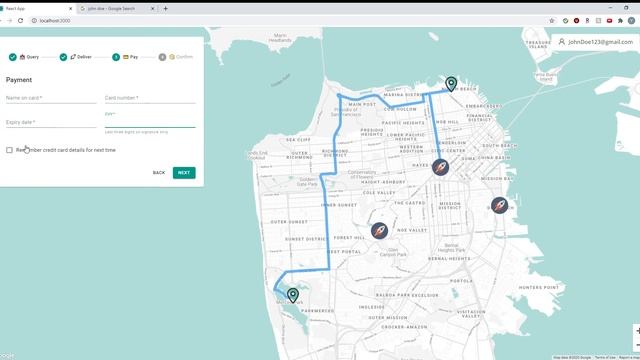 SF-Dispatch react frontend demo смотреть онлайн