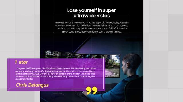 SAMSUNG 49 Odyssey OLED G9 G95SC Series Curved Smart Gaming Monitor, 240Hz, 0 03ms, Dual QHD, Neo Q смотреть онлайн