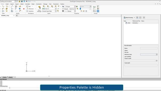 Hide and Show Properties Palette from Command Window смотреть онлайн