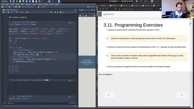 Problem Solving with Algorithms and Data Structures - Book Club Cohort 1: Chapter 3 - (2021-04-11) смотреть онлайн