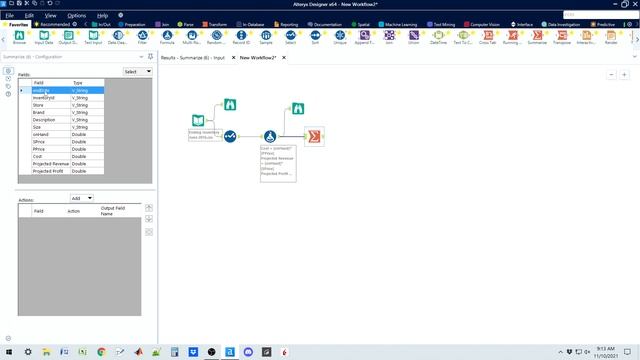 Formula, Summarize and Sort Tools (Alteryx) смотреть онлайн
