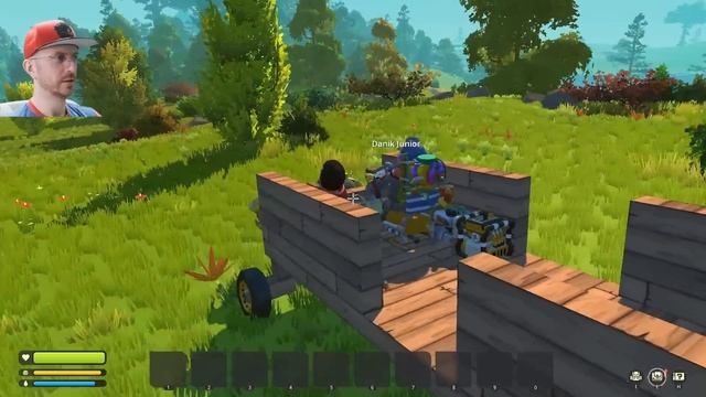 СКРАП Механик и Даник | Злые РОБОТЫ АТАКУЮТ! Даник и ПАПА играют в Scrap Mechanic