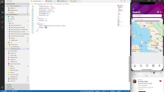 React Native : Doctor Care UI Part 2 with MapView (custom Marker) - Speed Code смотреть онлайн