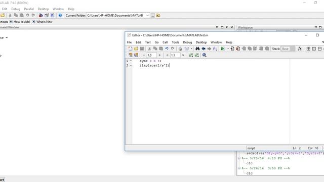Calculus using MATLAB 29 - Inverse Laplace Transform смотреть онлайн