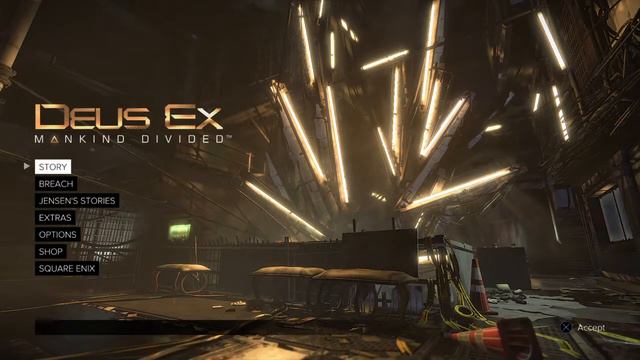Deus Ex: Mankind Divided (PS4): Opening Menu Soundtrack смотреть онлайн