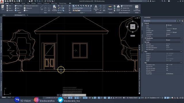 DETAILING Part 5 - (Elevation Views) in AutoCAD Architecture 2023 смотреть онлайн