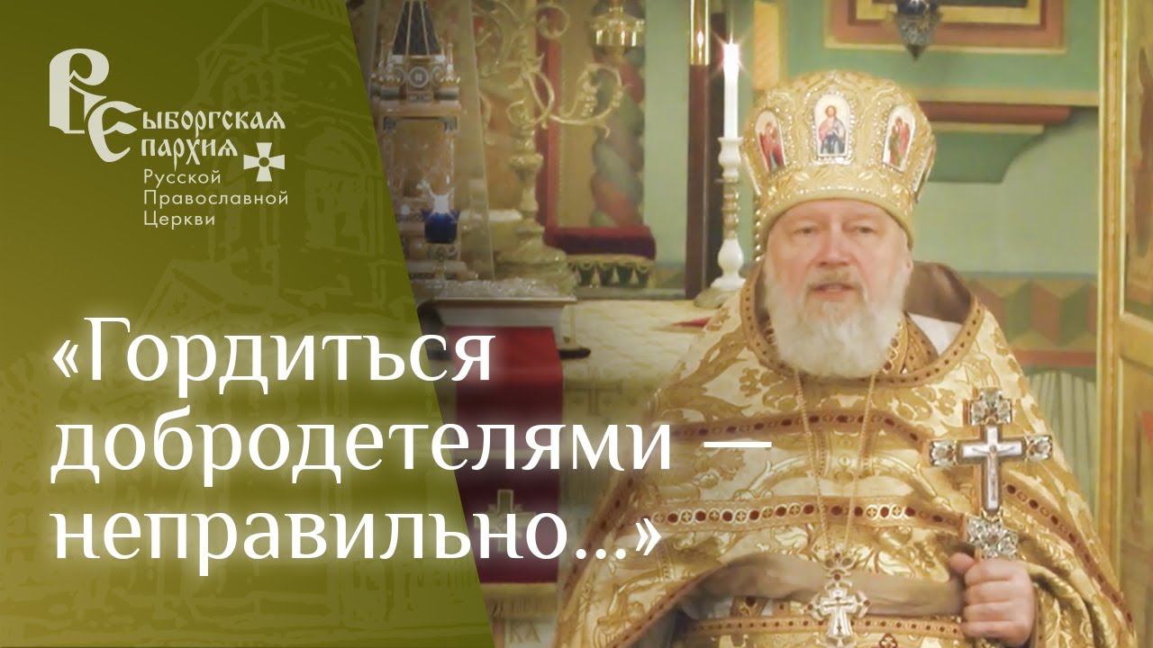 Протоиерей Игорь Аксёнов. Проповедь в неделю мытаря и фарисея. смотреть онлайн