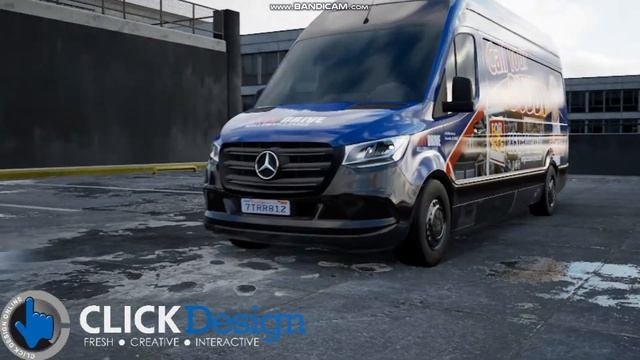 Car Wrap Design MERCEDES SPRINTER LONG смотреть онлайн