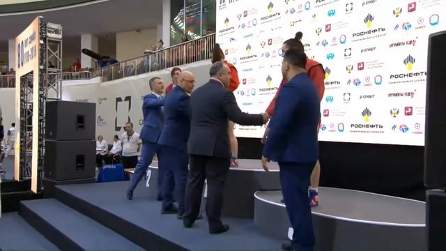 Награждение женщины 56 кг - Кубок мира "Мемориал Харлампиева" 2018 смотреть онлайн