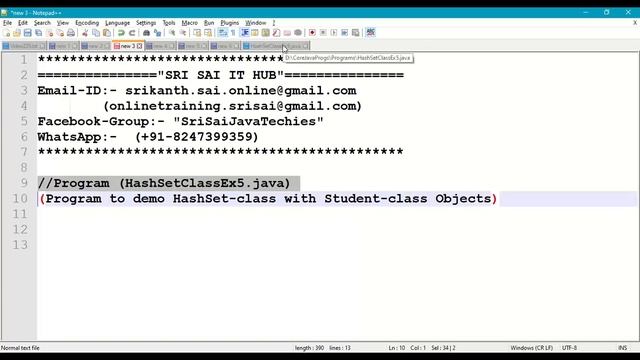 #225 HashSet class with CLASS Objects || Java Collections Framework || Collection & Set interfaces смотреть онлайн