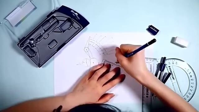 Набор для черчения Mars Staedtler Noris Math Set (550-60-S8) смотреть онлайн
