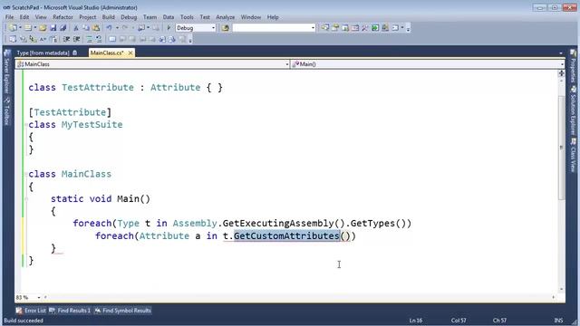 C# Hello World Attributes смотреть онлайн