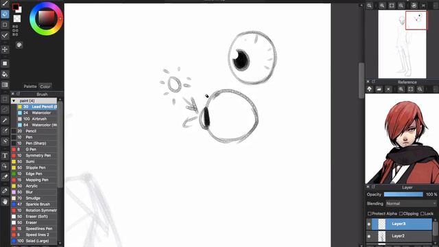 [Draw Anime Character Tutorial] 01 - Part 2 - Head смотреть онлайн