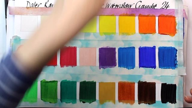Daler Rowney Simply Gouache Set Review and Unboxing смотреть онлайн