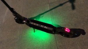 Kugoo F3 Pro - подсветка и стоп сигнал