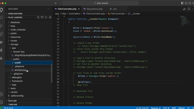 Laravel Storage | let's learn storage by creating a simple file explorer simulator смотреть онлайн