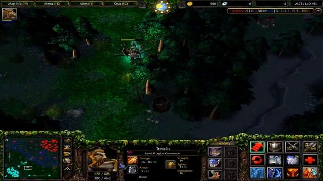 Warcraft Gaming | Dota Lod 6.74C v5d | Legion Commander Vs Team 2 |Defense Of the Ancients | Path 2 смотреть онлайн