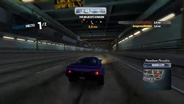ДЕРЗКАЯ ГОНКА С БРАЙНОМ В Burnout Paradise :o смотреть онлайн