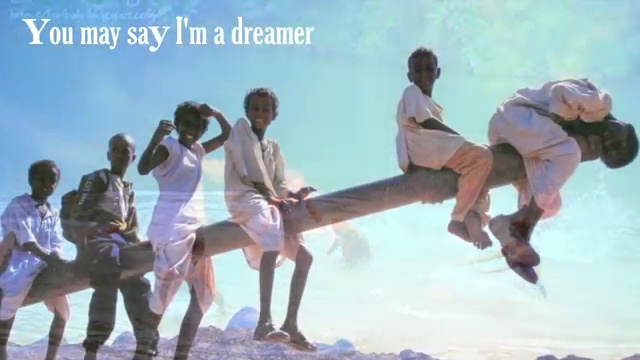 Imagine - John Lennon (Lyrics) смотреть онлайн