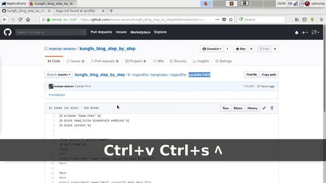 9 of 31. Django+Android tutorial. Create Blog. Update Post смотреть онлайн