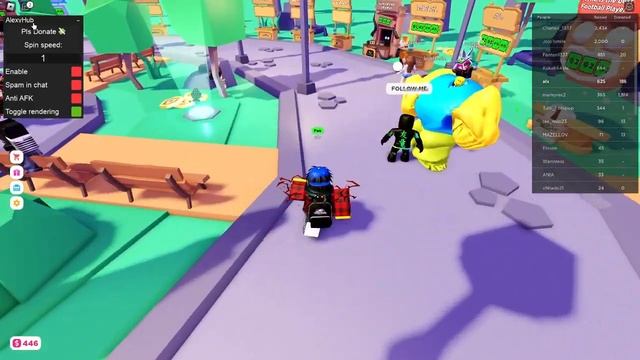 PLS DONATE ? SCRIPT | SPIN 4 DONATIONS | AUTOFARM | ALEXVHUB смотреть онлайн