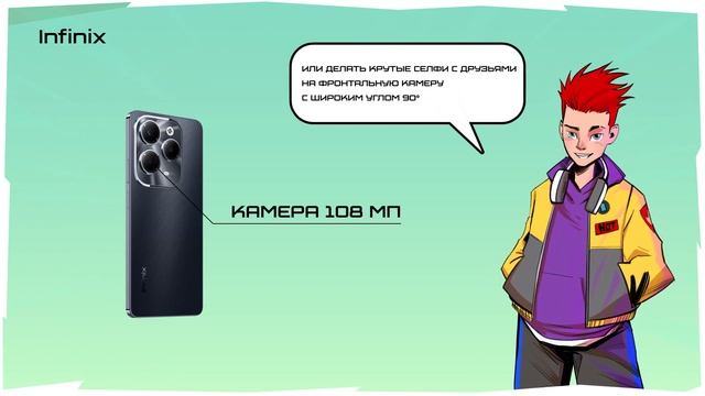 HOT 40 Pro. Камера 108 Мп